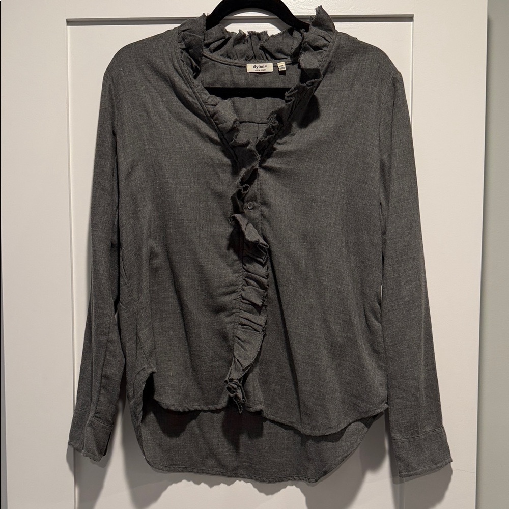 Dylan Gray Ruffle Blouse - size xs